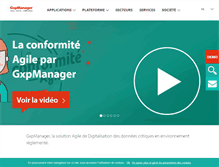 Tablet Screenshot of gxpmanager.com